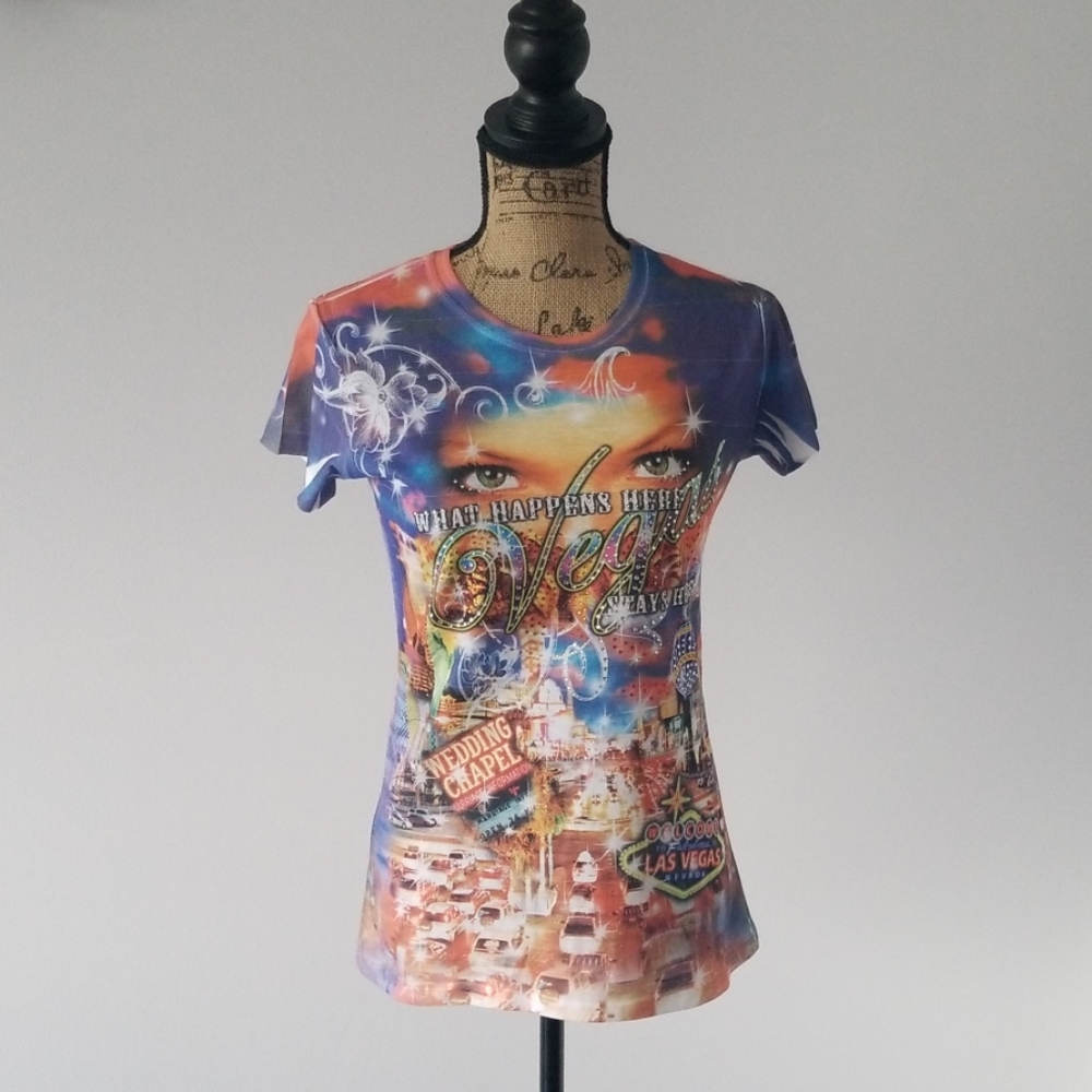 Women's Graphic Tee Vegas Shirt